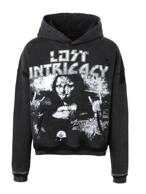 Lost Intricacy "Mona Lisa" Black Pullover Hoodie